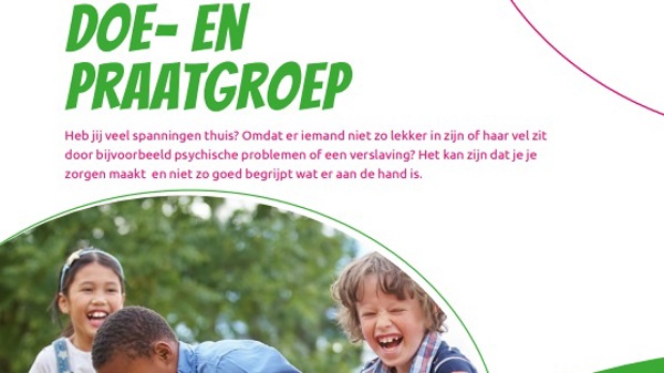 Folder Doe praatgroep: Voor kinderen 8-12 jaar
