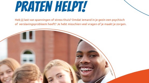 Folder Praten Helpt! Voor jongeren 12-17 jaar