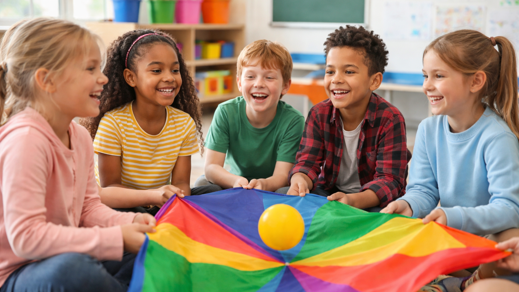 Billy Boem Groep Spelende Kinderen